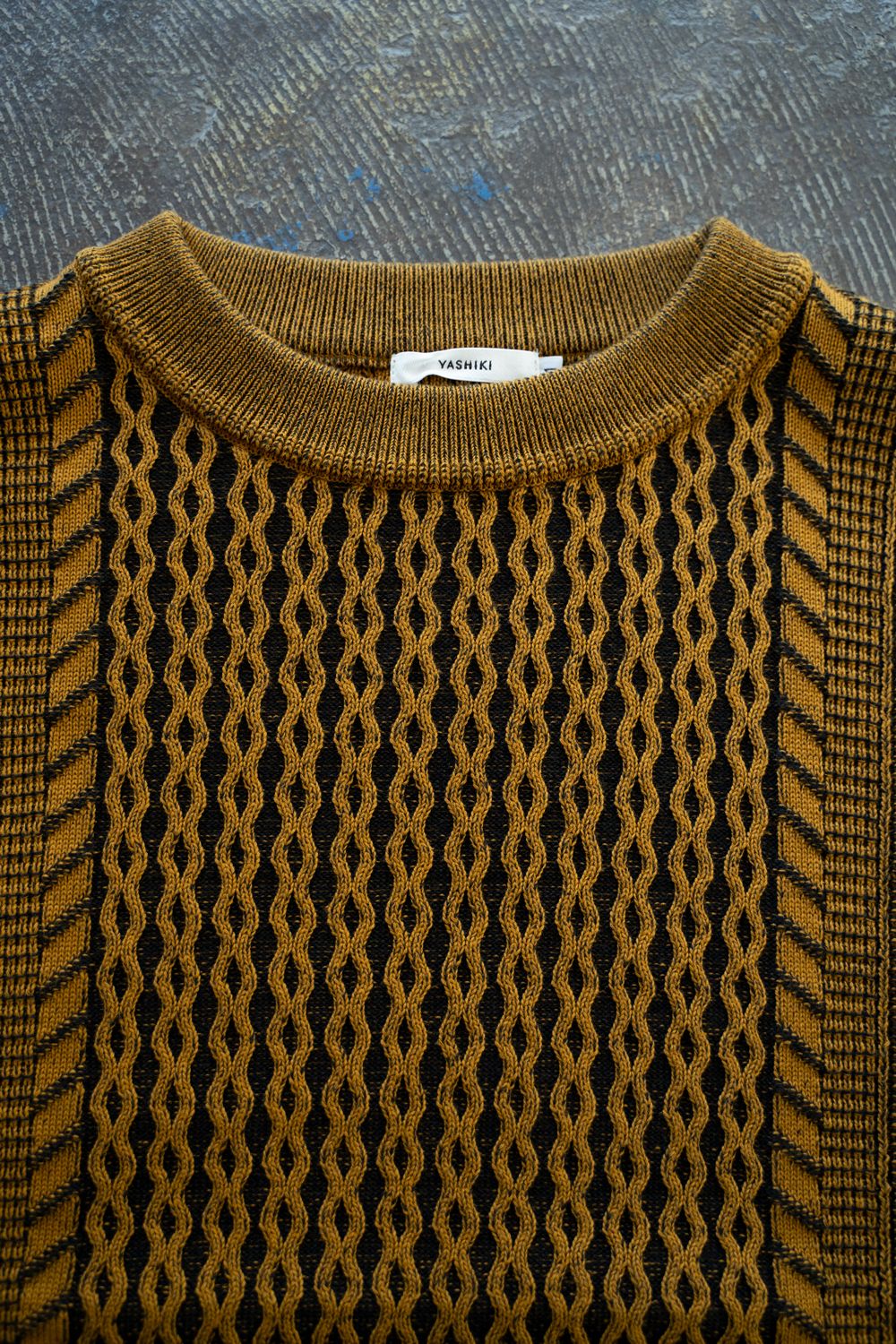 YASHIKI - 【ラスト1点】【25AW】Fubuki Knit(MUSTARD) | Salty