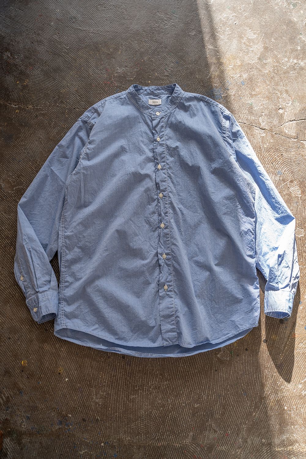 CIOTA - 【ラスト1点】スビンコットンタイプライターバンドカラー