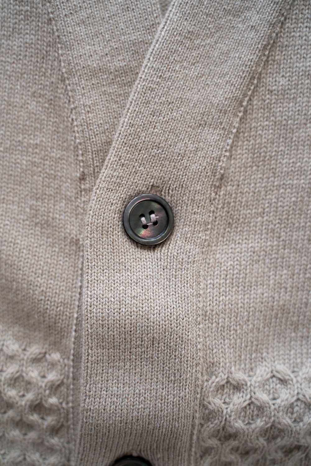 YASHIKI - 【ラスト1点】【22AW】Yukigumo Hanten Cardigan(IVORY) | Salty