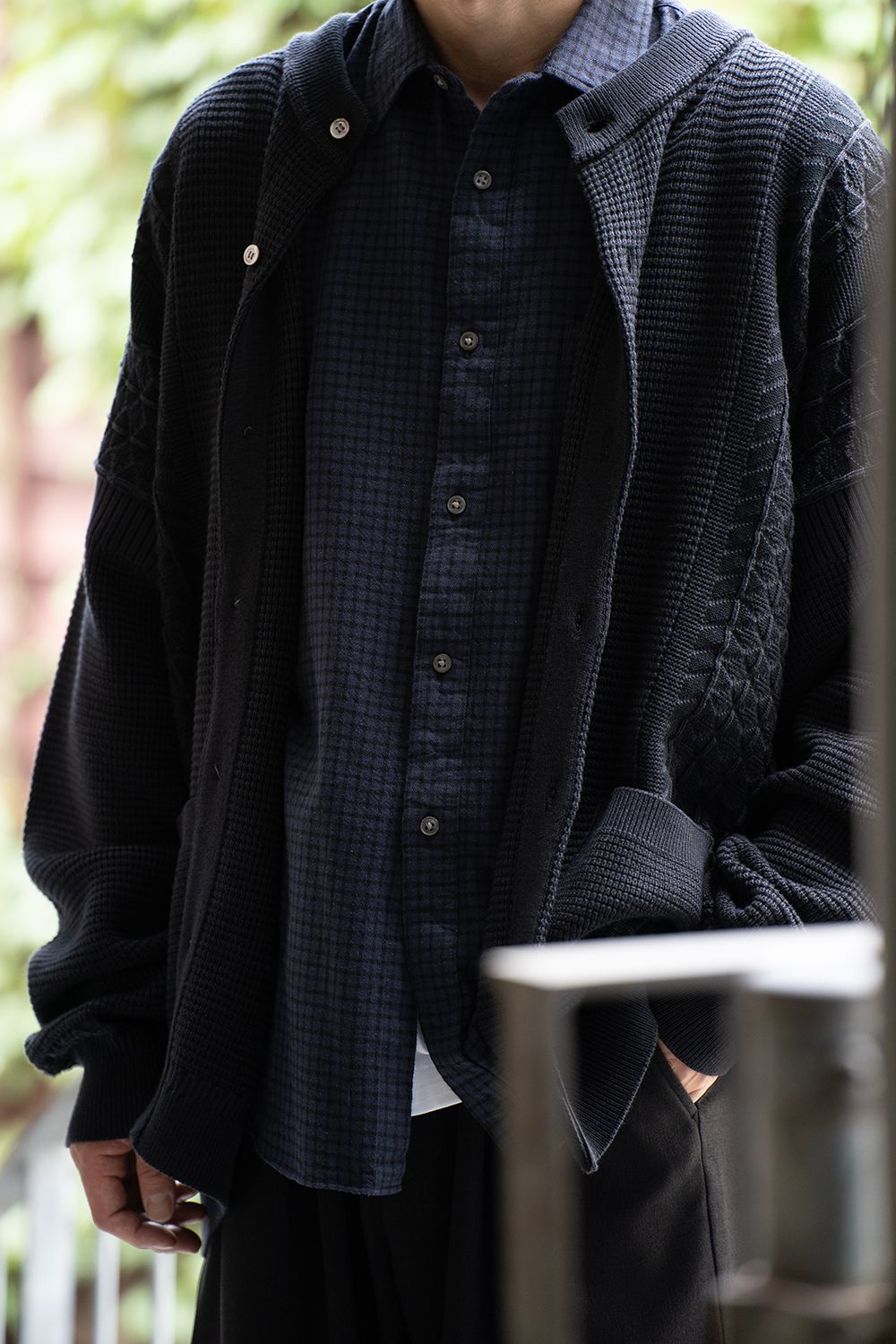 YASHIKI - 【ラスト1点】【25AW】Ginka Cardigan(DARK NAVY) | Salty