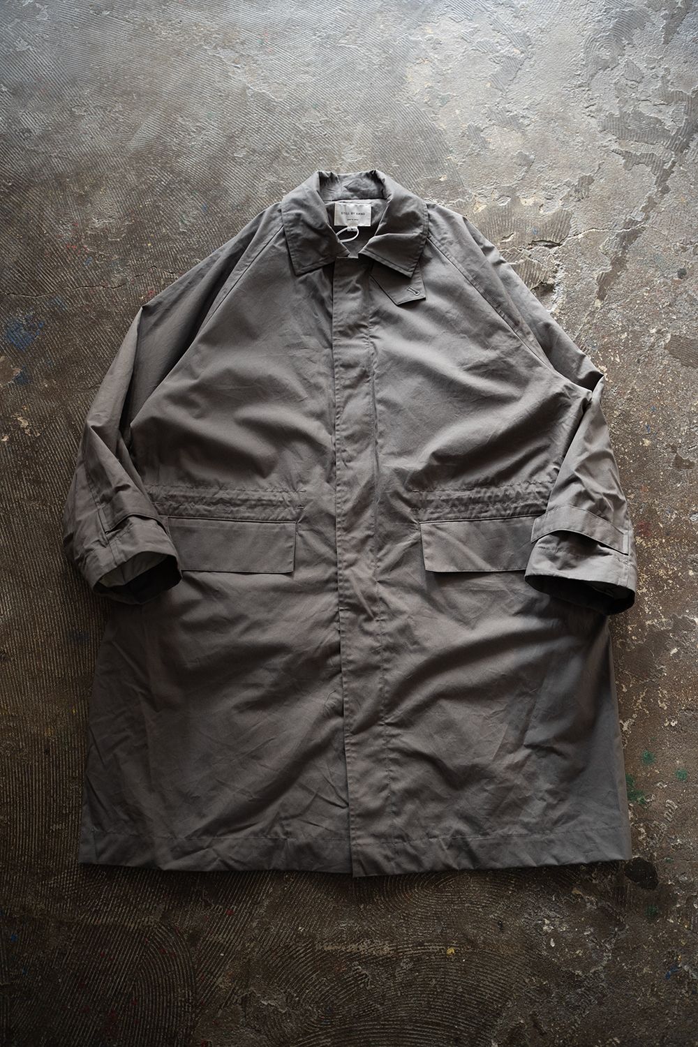 STILL BY HAND - 【24AW】撥水コットンウェザーステンカラーコート