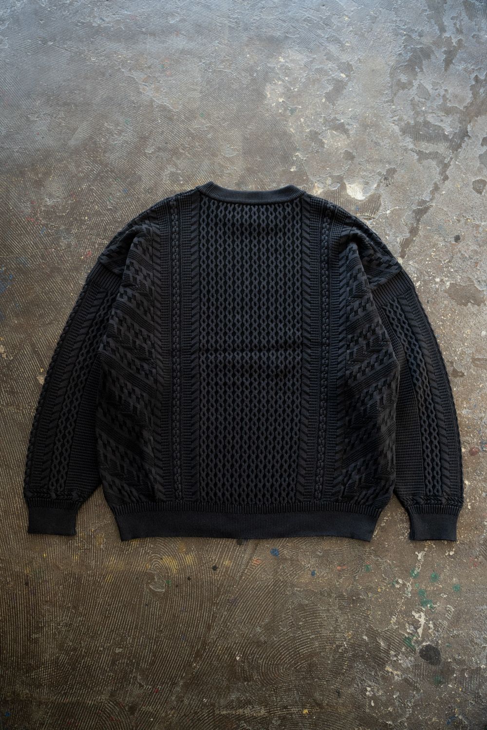 YASHIKI - 【ラスト1点】【25AW】Fubuki Knit(DARK NAVY) | Salty
