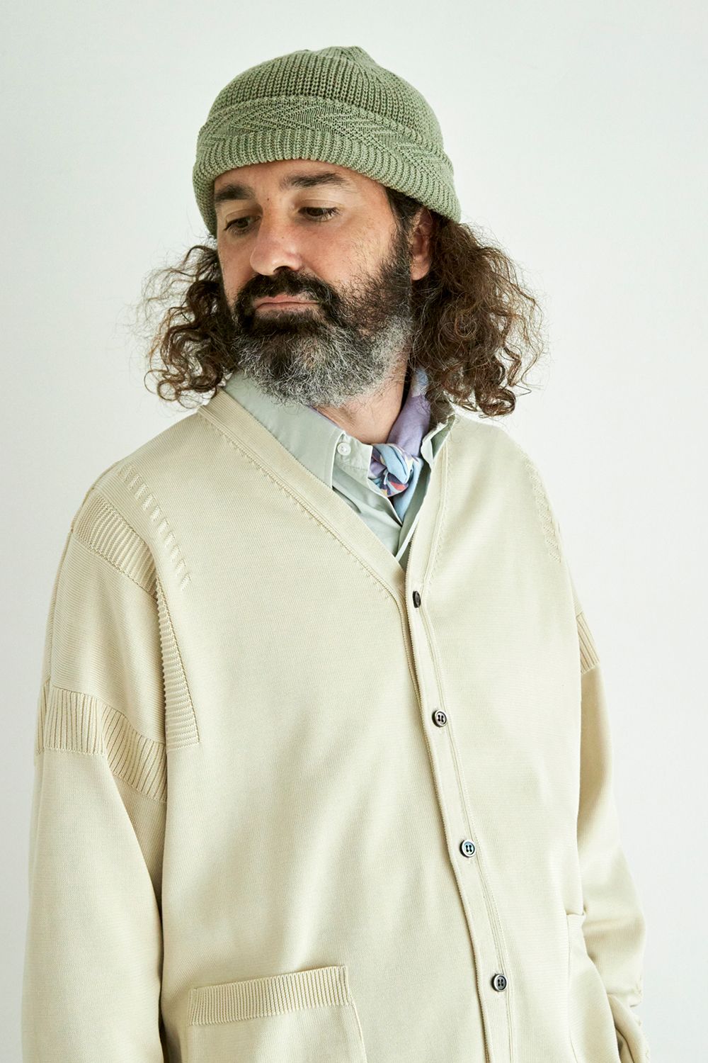 YASHIKI - Tsukiyo Cardigan(IVORY) | Salty