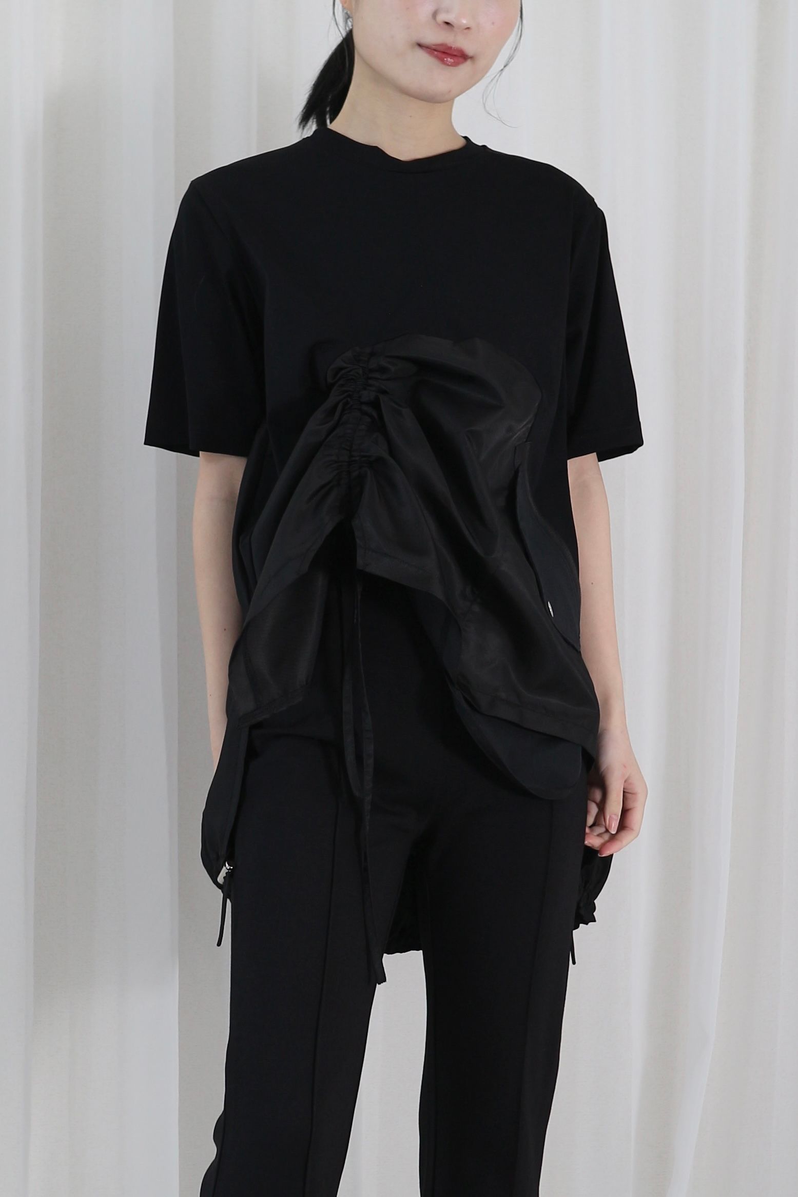 UN3D. - MA-1 DETAIL T-SH / MA-1ディテールTシャツ (ブラック) | Sir