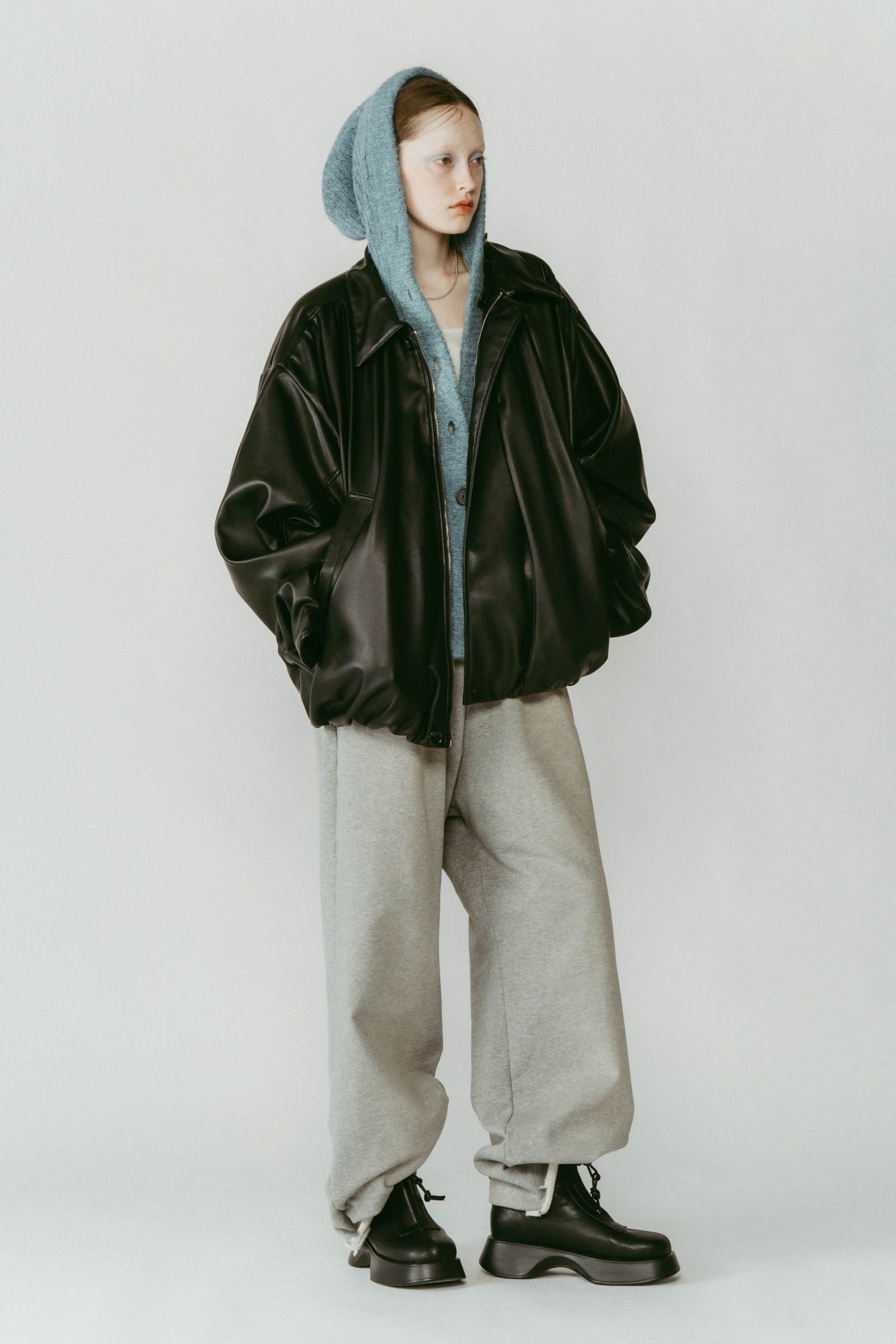 Knuth Marf - voluminous leather jacket(unisex) / ボリュームレザー