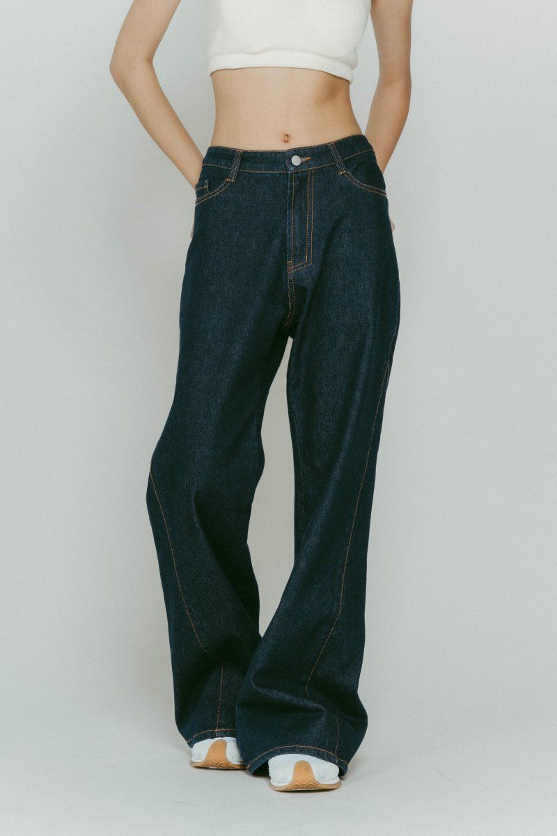 Knuth Marf - denim baggy pants(unisex) / デニムバギーパンツ