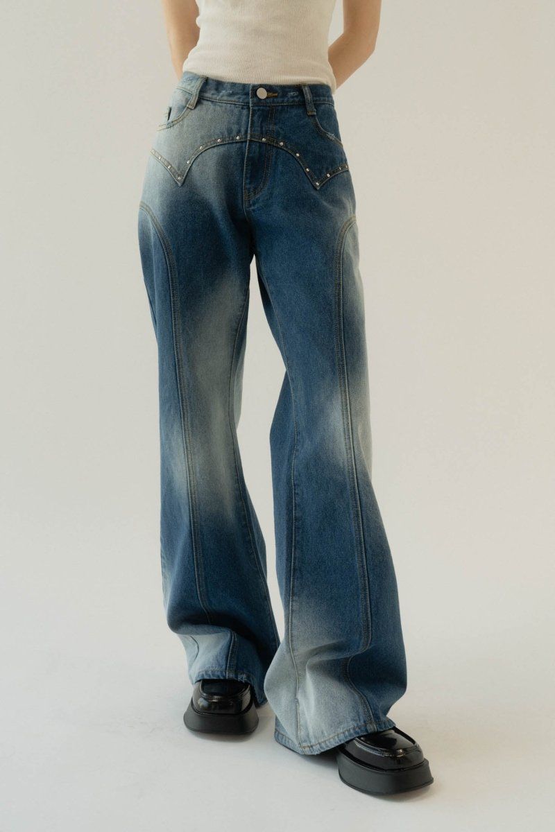 Knuth Marf - bell bottom denim pants(unisex) / ベルボトム デニム