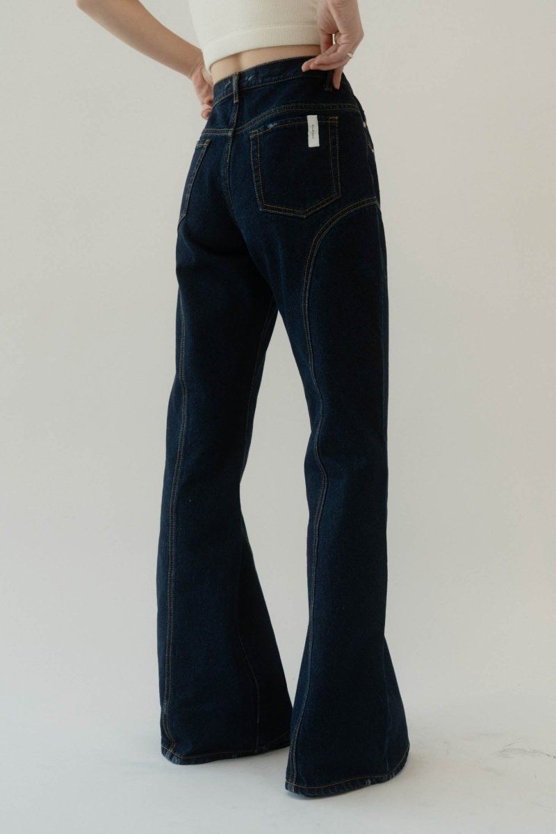Knuth Marf - bell bottom denim pants(unisex) / ベルボトム デニム