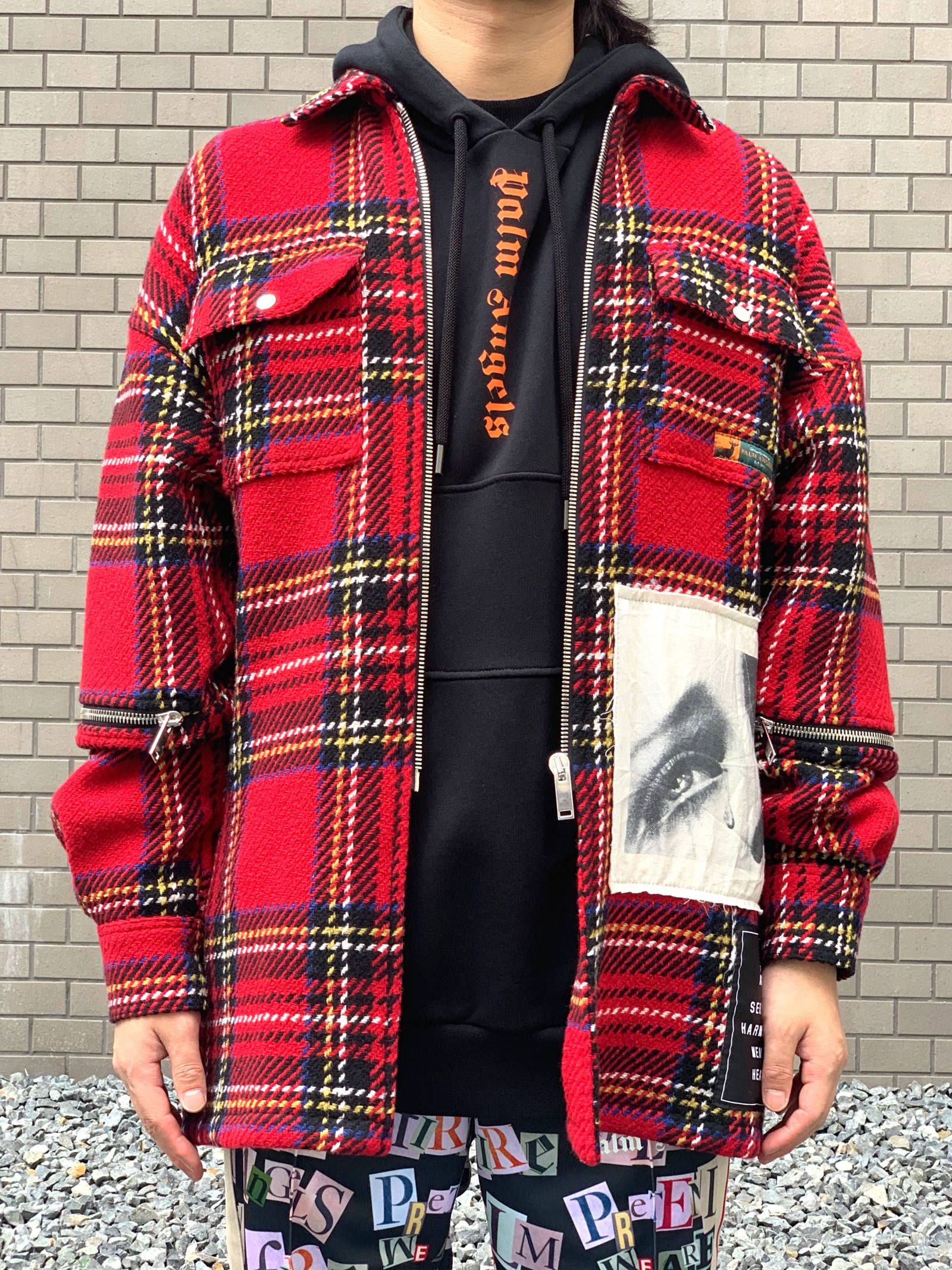 GENERATIONS ”白濱亜嵐さん着用”【Palm Angels】チェックオーバー