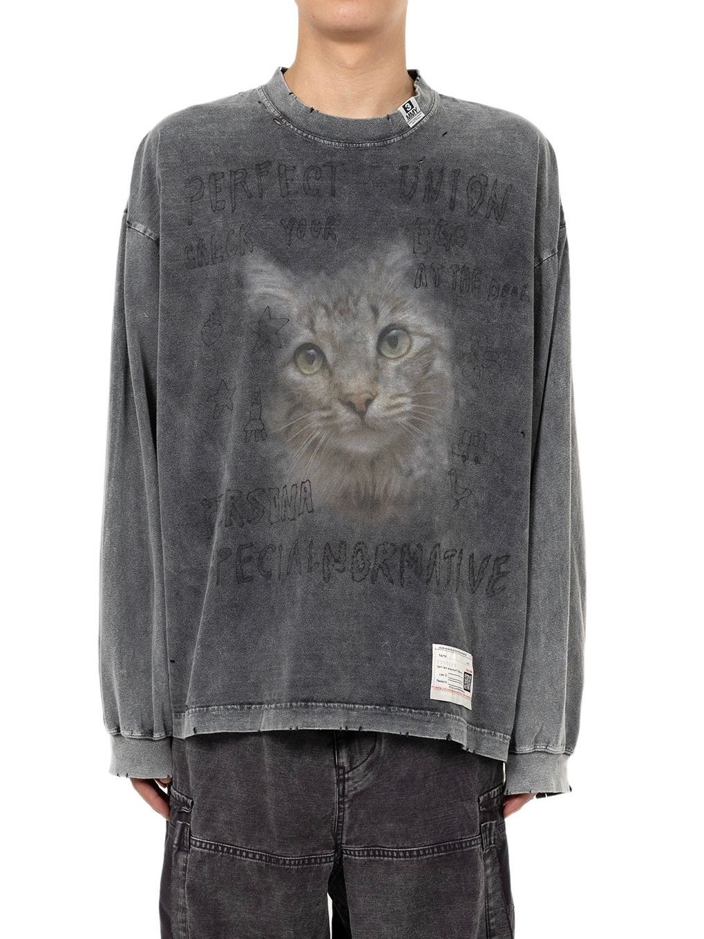 Maison MIHARA YASUHIRO - 【25SS】ブリーチド ロングスリーブ Tシャツ