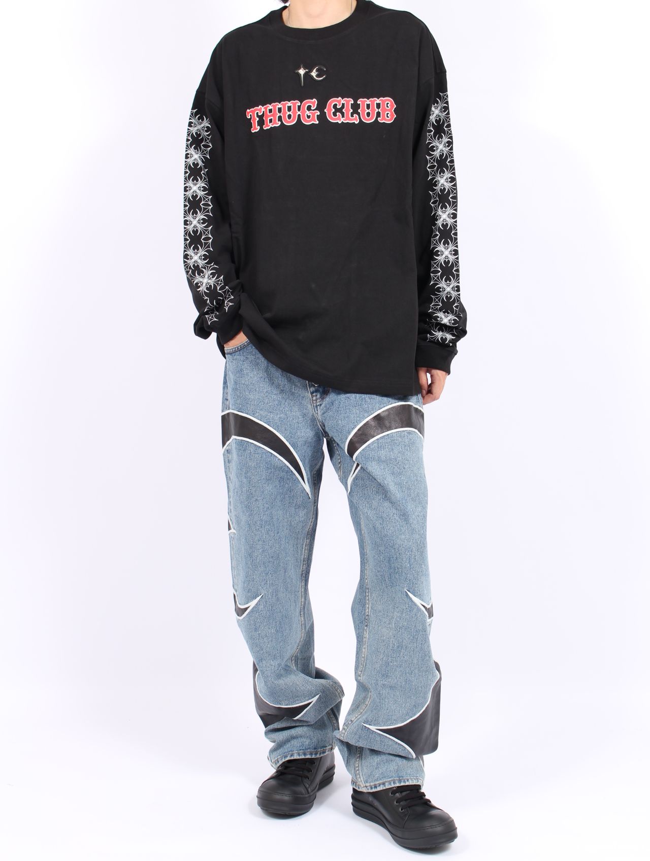 Thug Club - 【25AW】TC パターン ロングスリーブ Tシャツ 長袖