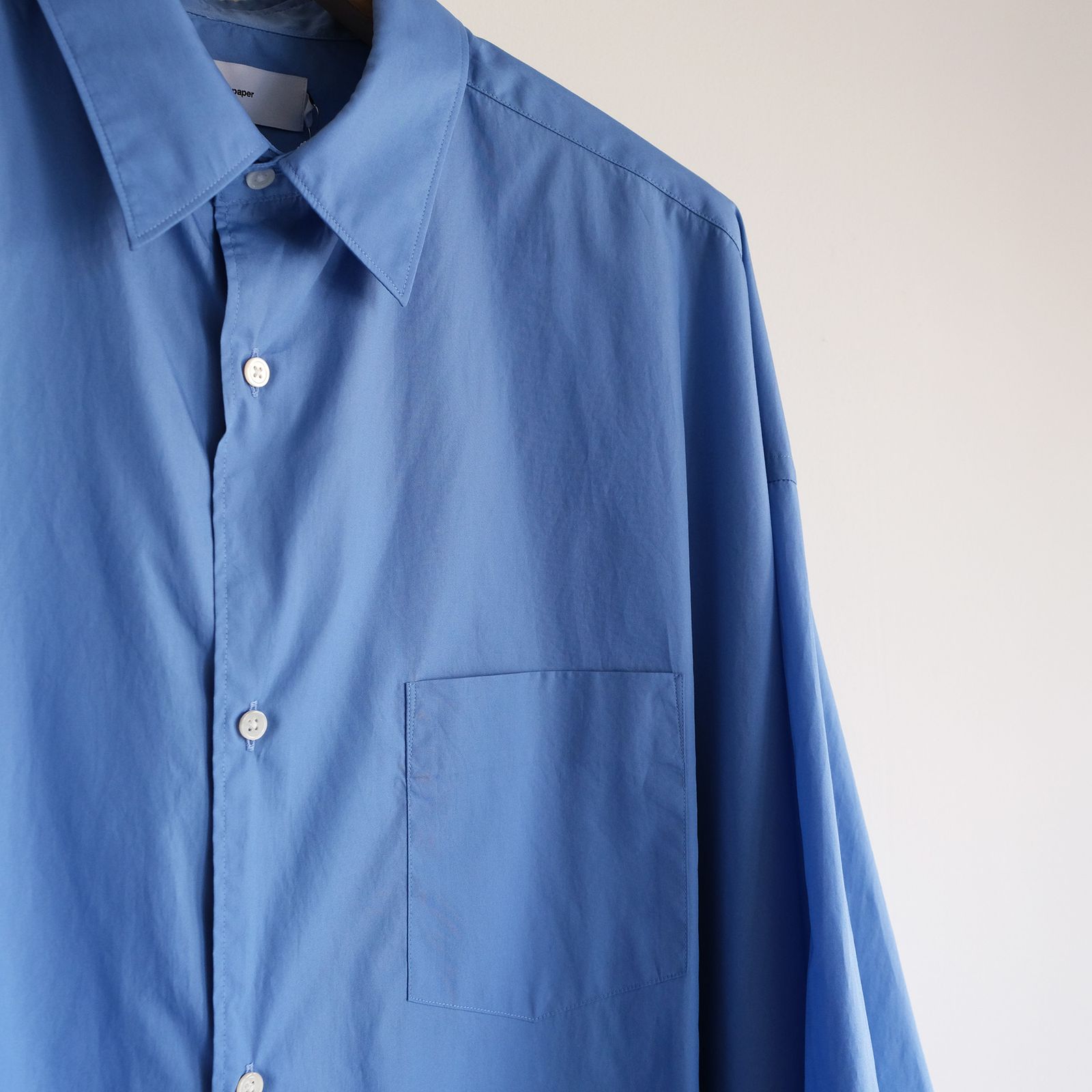 Graphpaper - Broad L/S Oversized Regular Collar Shirt -シャツ