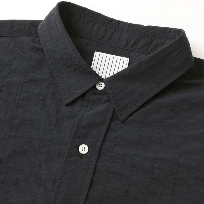 Stripes For Creative - SFC NYLON STITCHED SHIRTS | D NAVY | Stripe