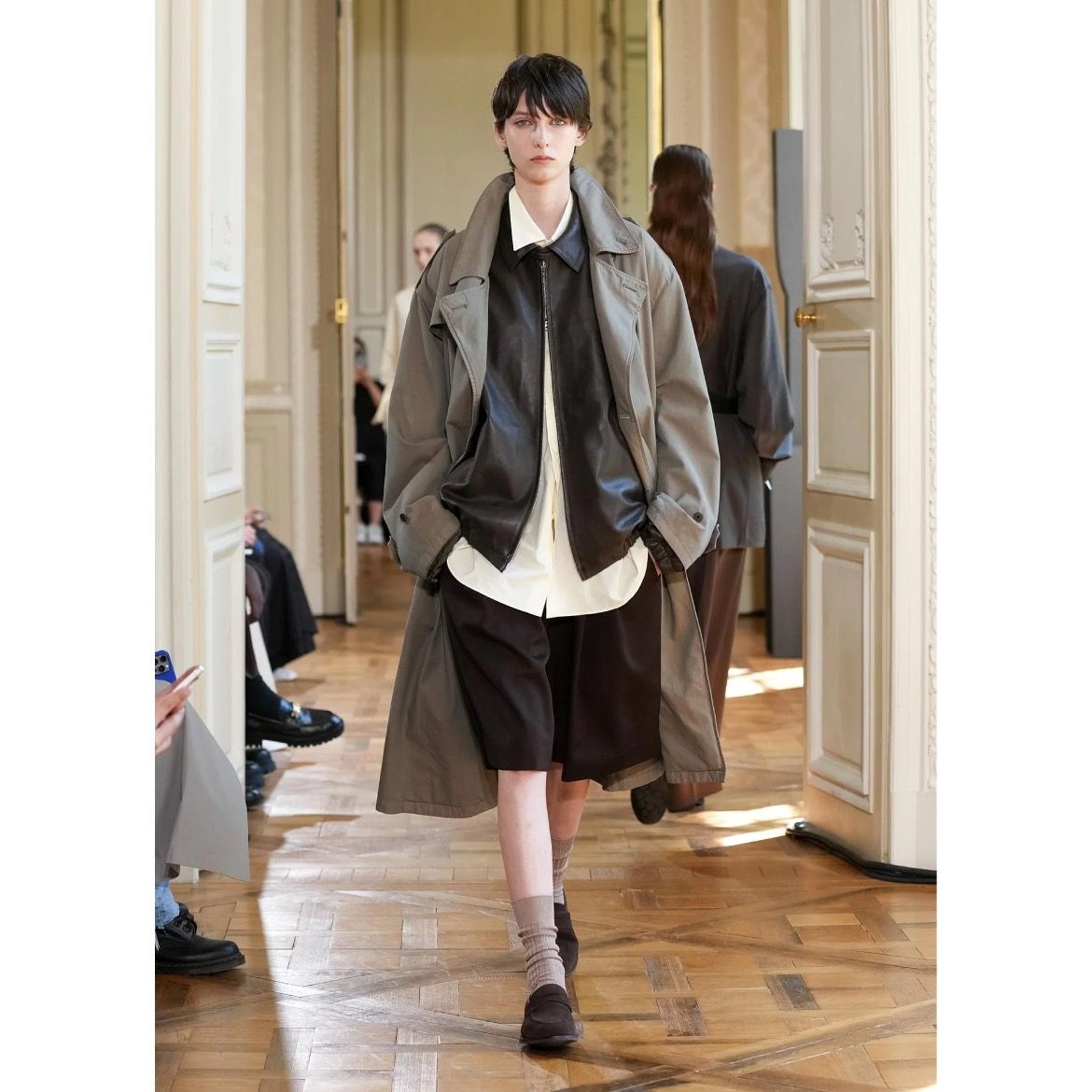 ssstein - 【再販売通知受付可能】Lambs Leather Light Zip Jacket