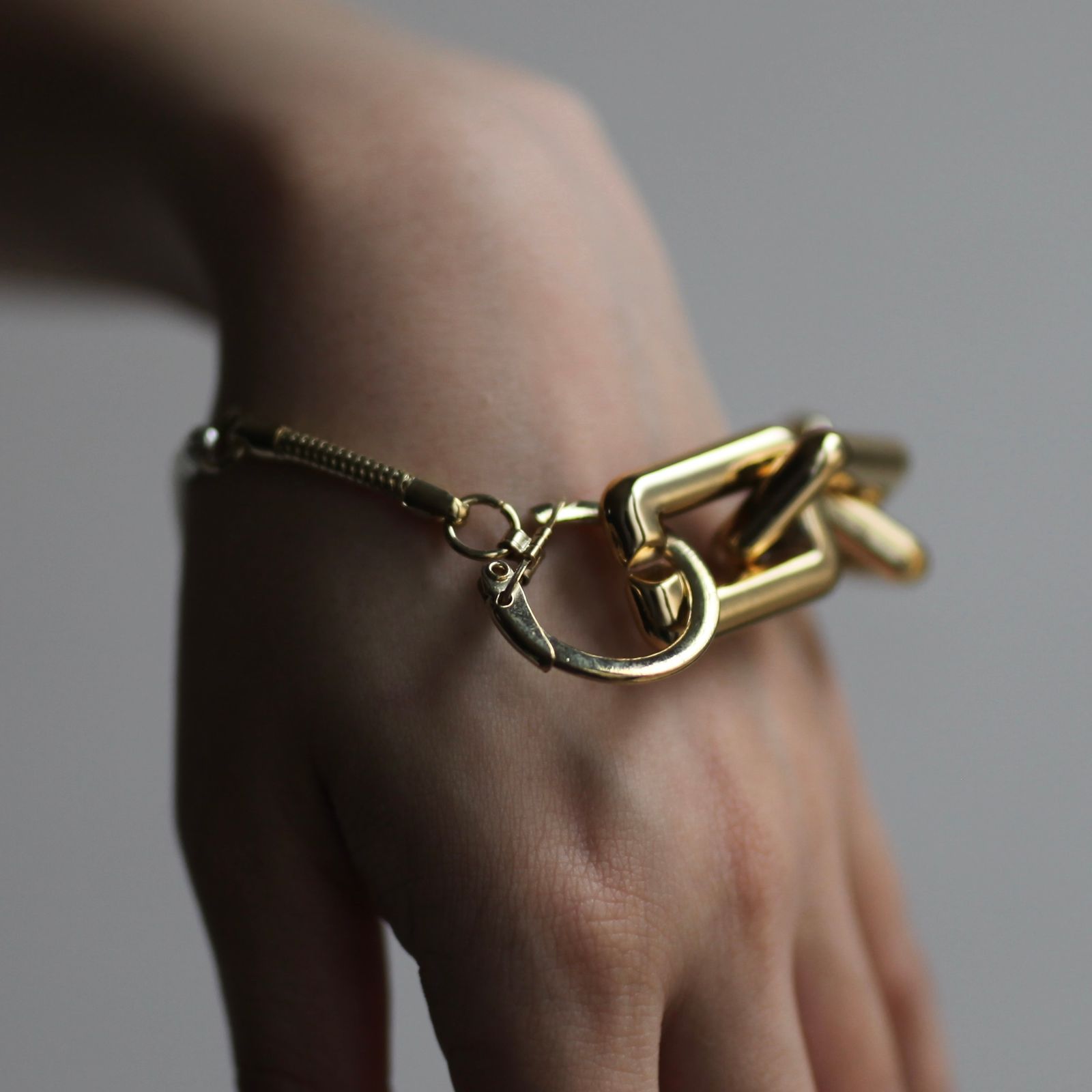 BLESS - 【残り一点】Material Mix Bracelet(HAIRPIN REGULAR