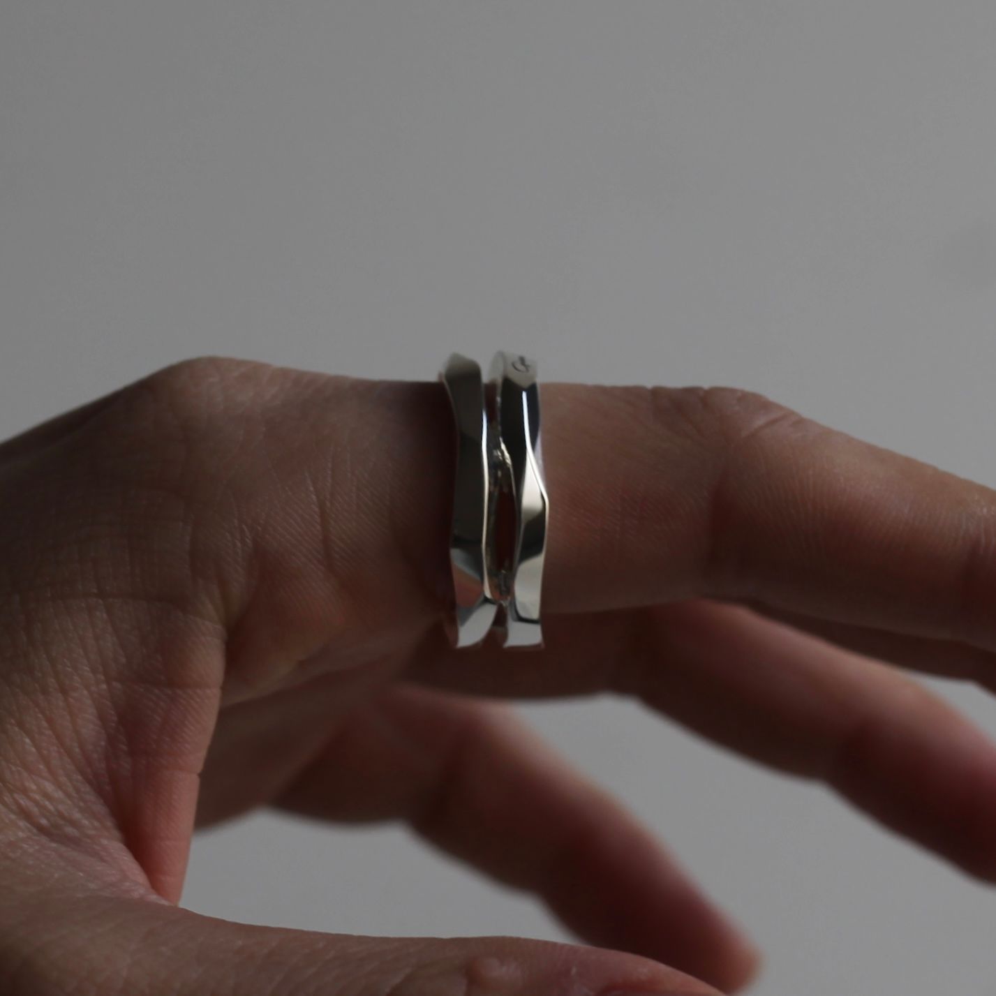 美品 GARNI ガルニ Bless Ring M 7号 ガーネット ◇極美品GARNI ガルニ