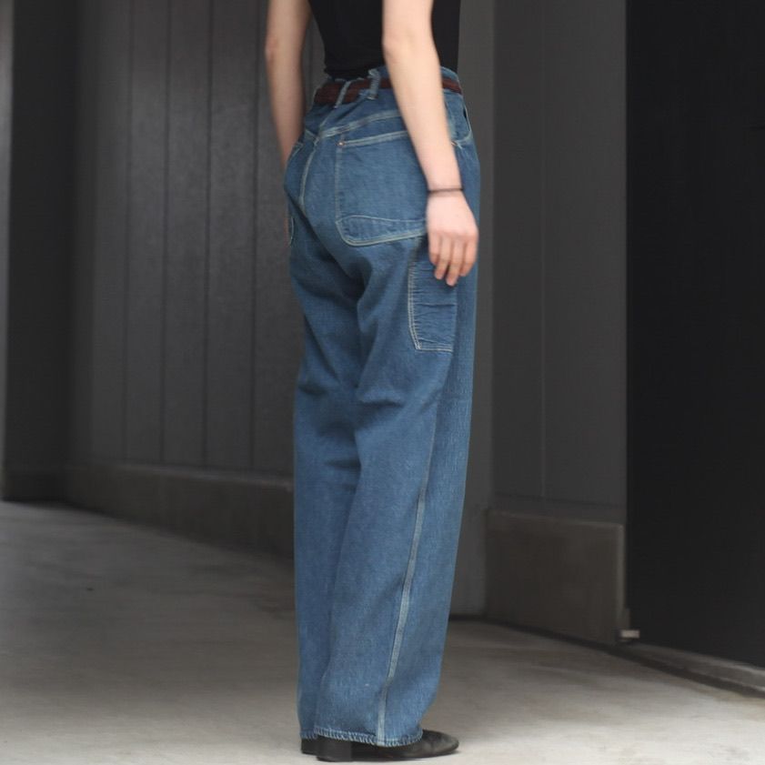orSlow - 【残り一点】Denim Painter Pants with Paint(USED WASH