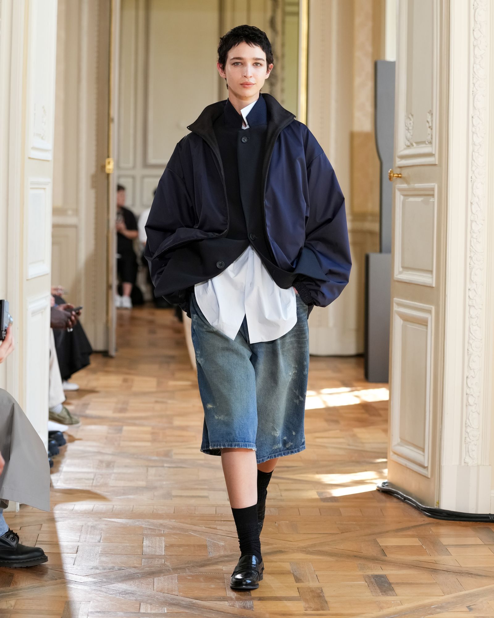 ssstein - 【残り一点】Silk Back Stand Collar Zip Jacket | ACRMTSM