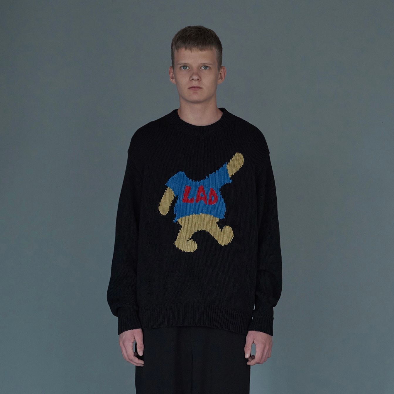 LAD MUSICIAN - 【残り一点】C/L Intarsia Lad Bear Pullover