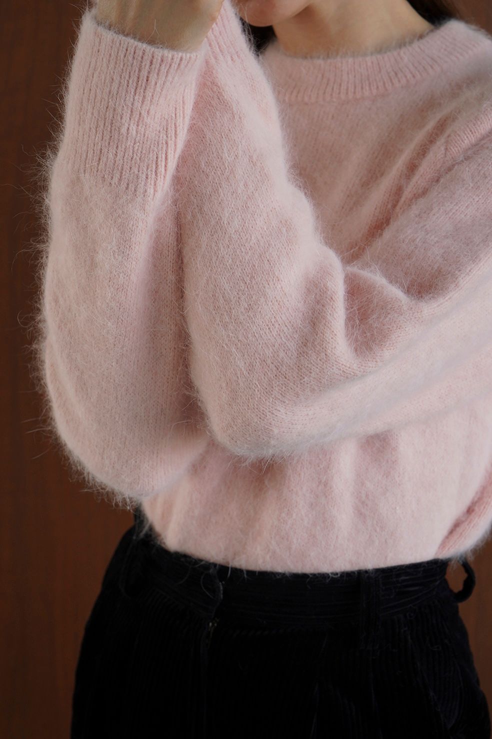 CLANE - アンゴラ コンパクト コンパクト ニット トップス - ANGORA