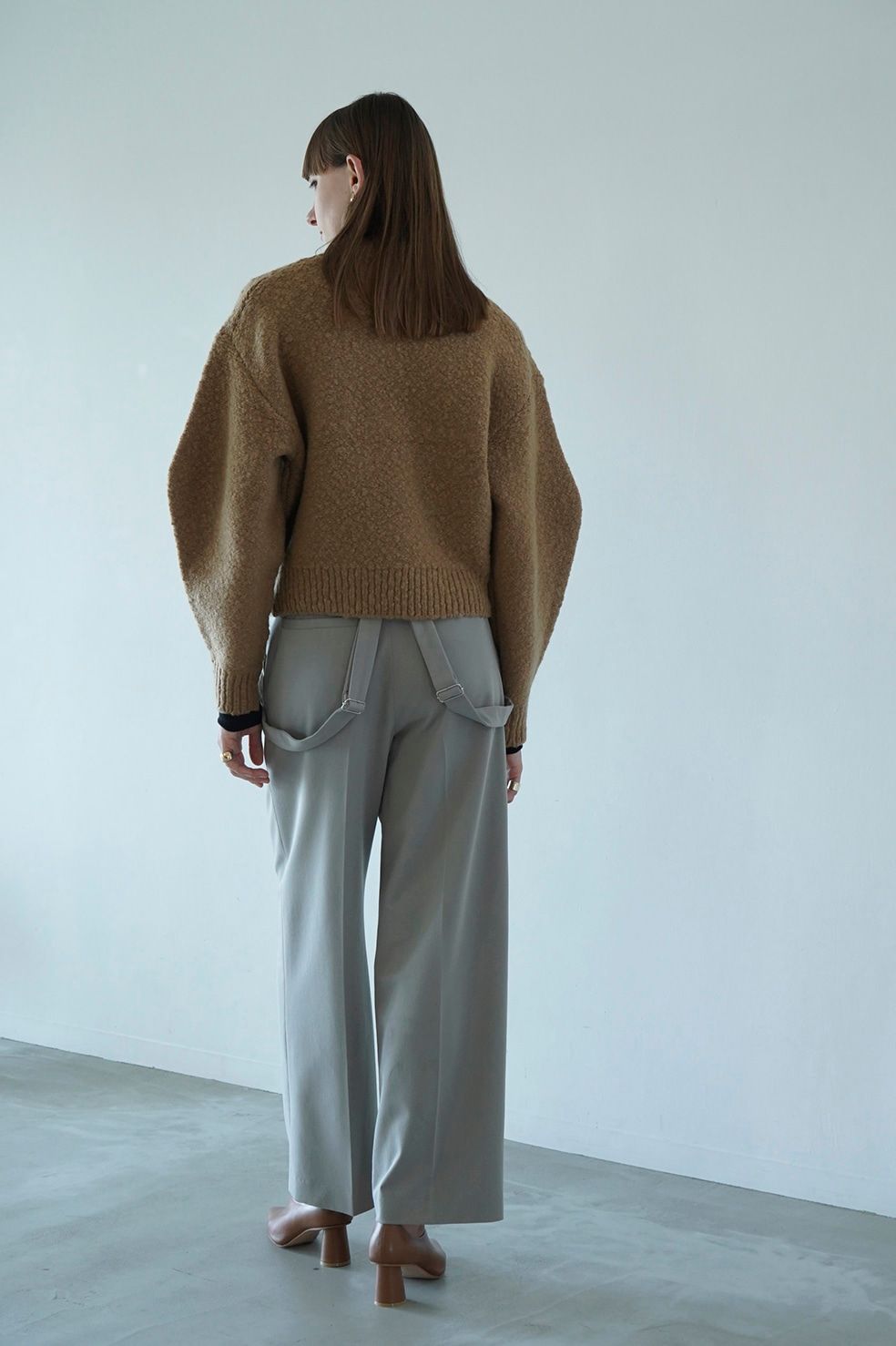 CLANE - ブローチ セット ソフトスラブ ニットトップス - BROOCH SET