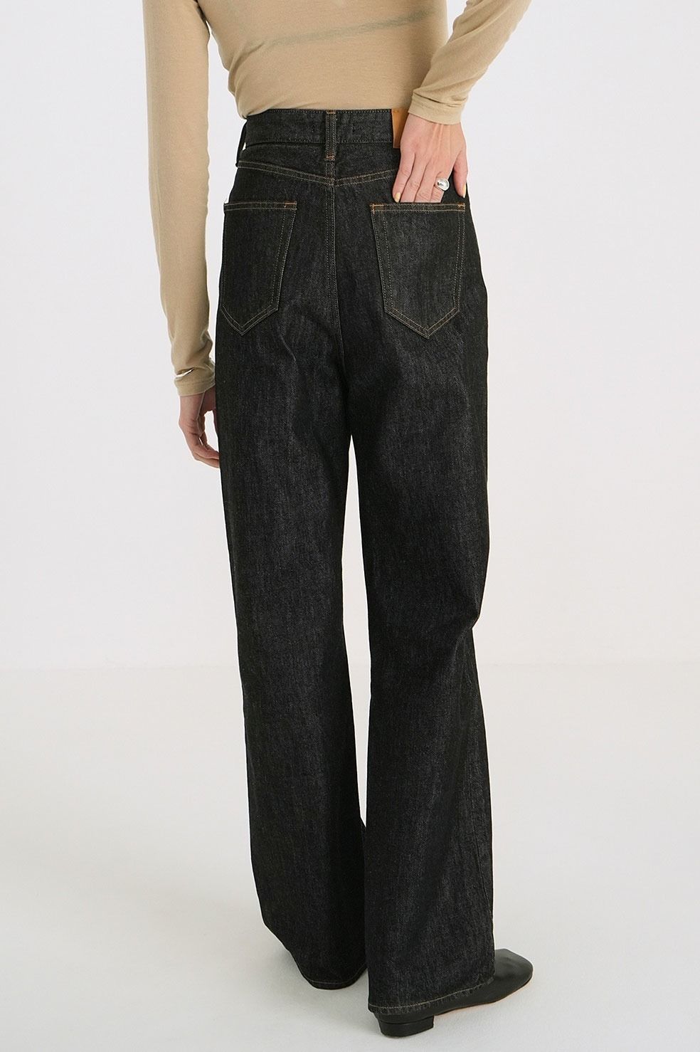 CLANE - セコンドデニムパンツ ライトブラック - SECOND DENIM PANTS