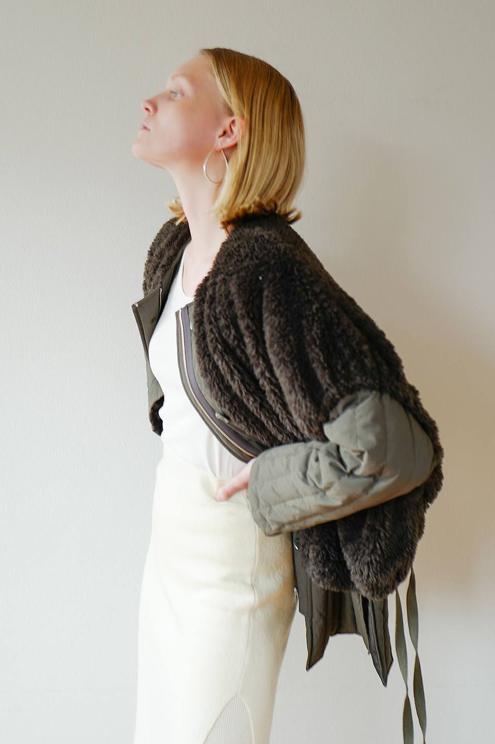 CLANE - レイヤードダウンコート - BOA VEST LAYERED DOWN COAT