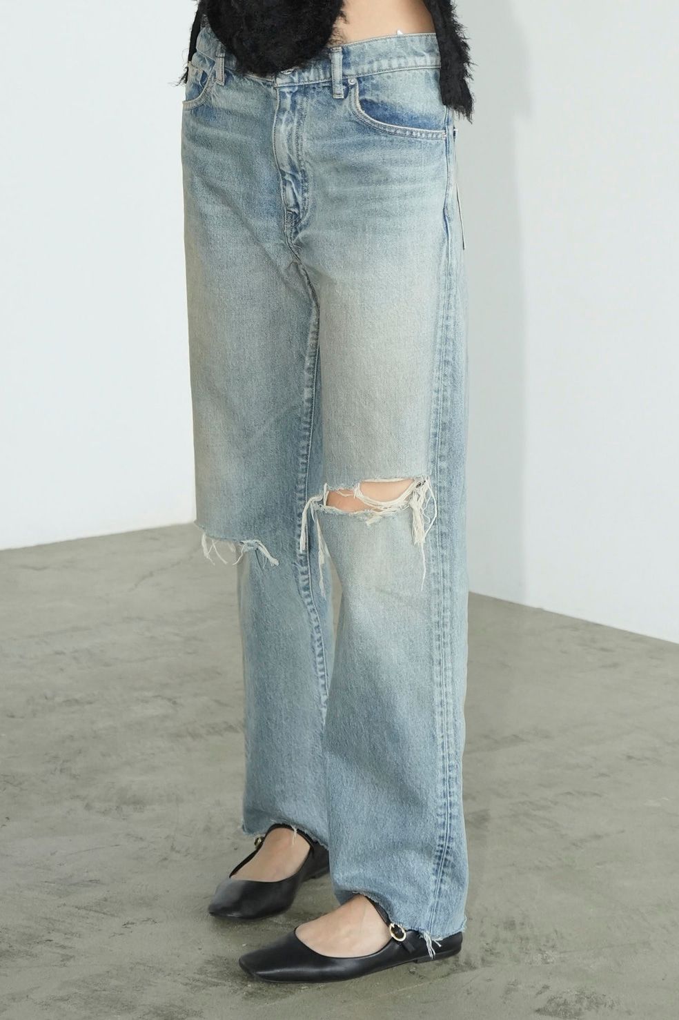 CLANE - クラッシュ デニムパンツ - CRASH DENIM PANTS | ADDICT WEB SHOP