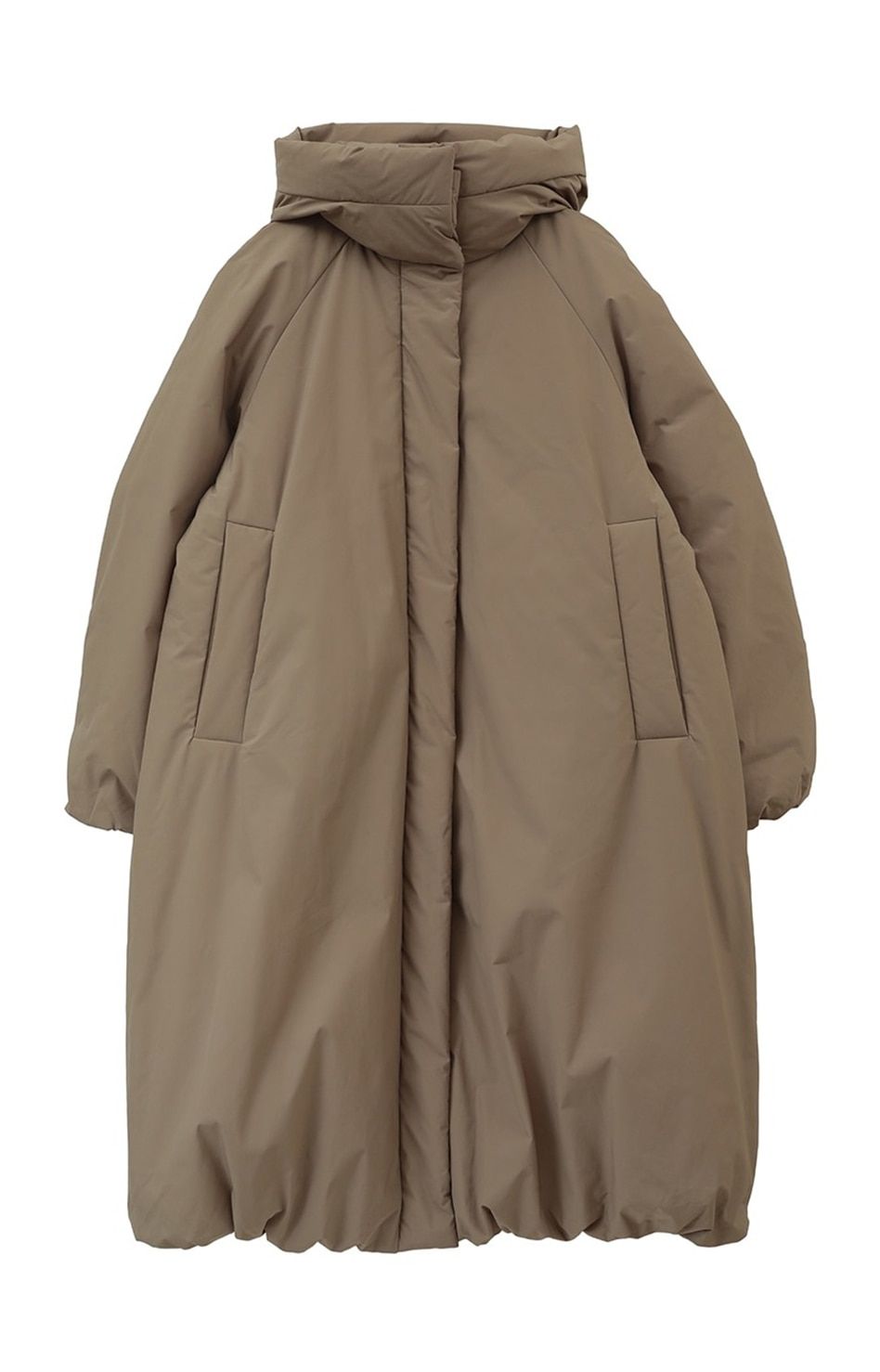 CLANE - バルーン フーディ ロングダウンコート - BALLOON HOODIE LONG