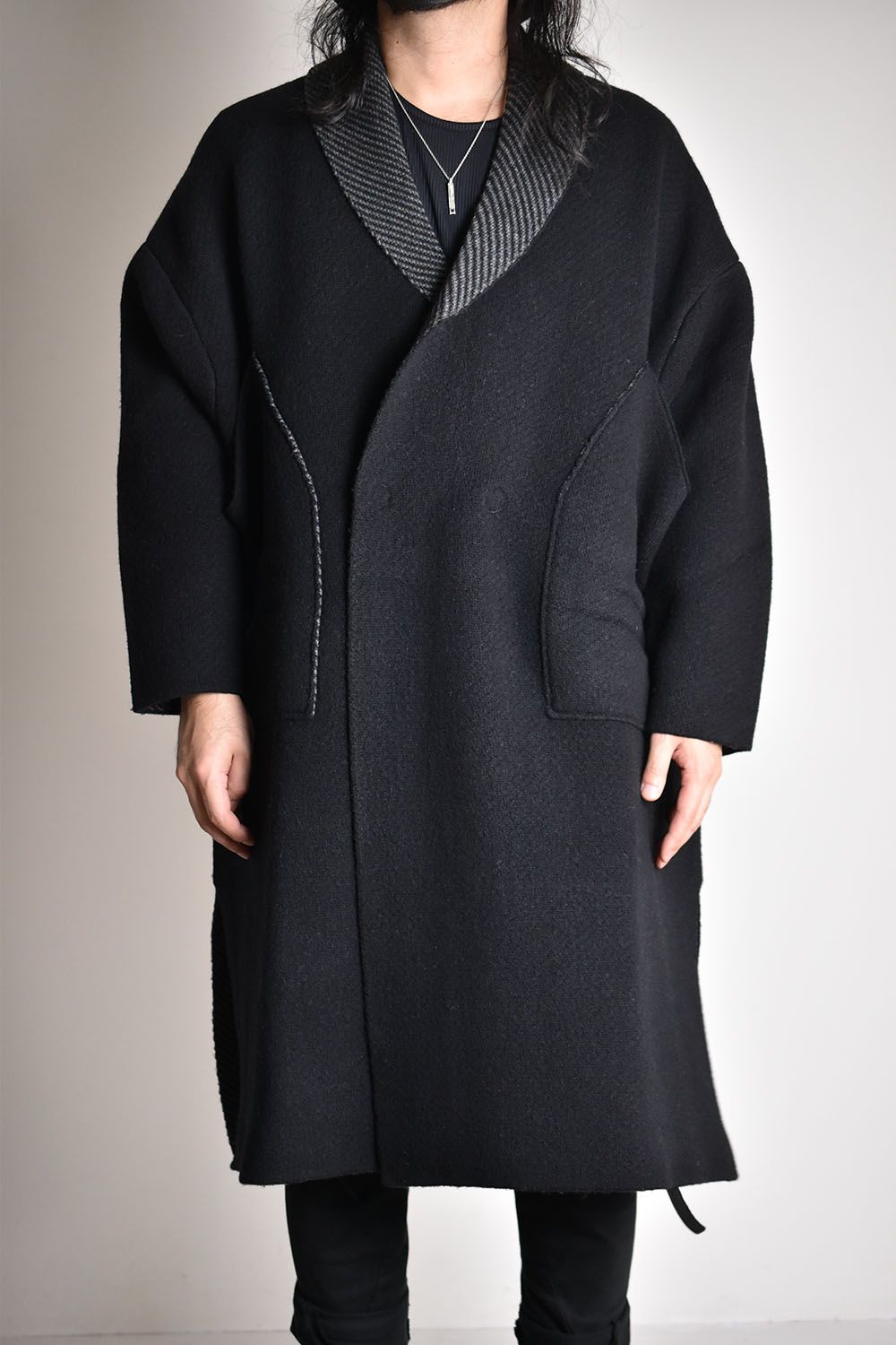 The Viridi-anne - Reversible Knit Coat