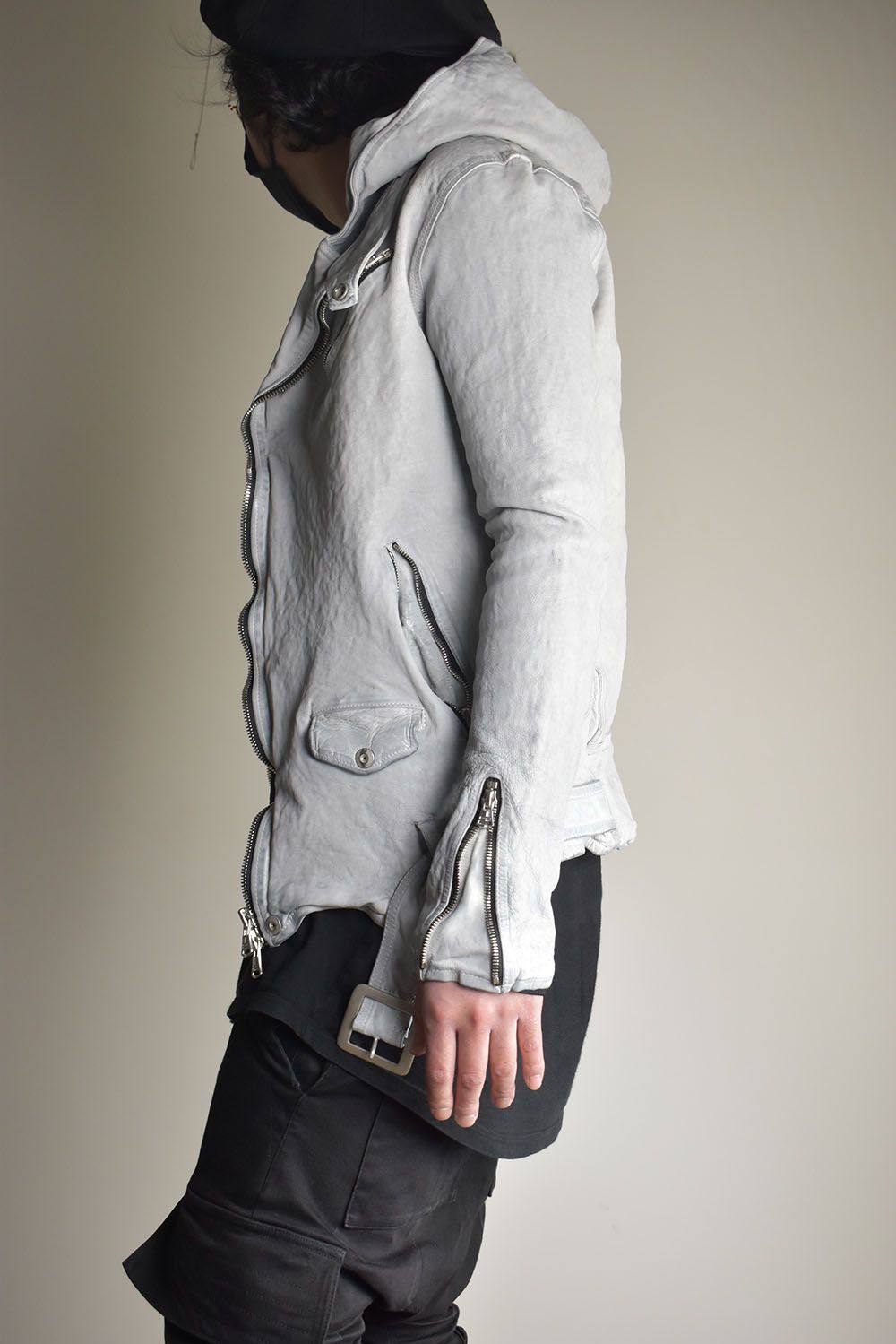 ISAMU KATAYAMA BACKLASH - Japan Calf Product Wash Hoodie Riders