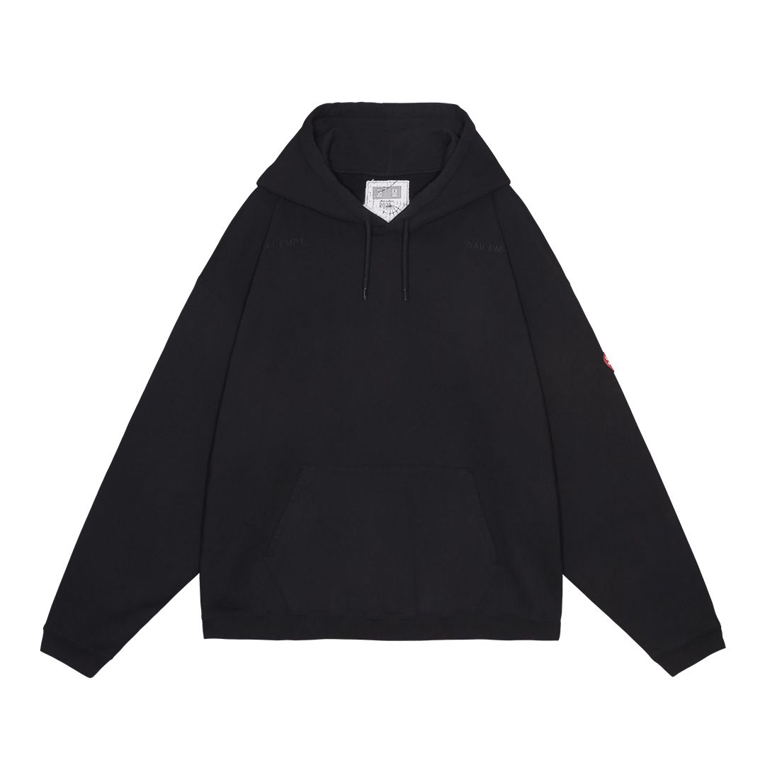 C.E - Solid Loose Hoody Black | ALTERFATE