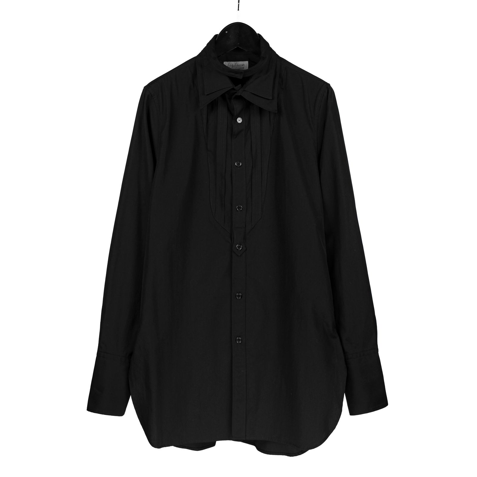 yohji yamamoto - pour homme プリーツ当布付三枚衿B / HE-B21-042
