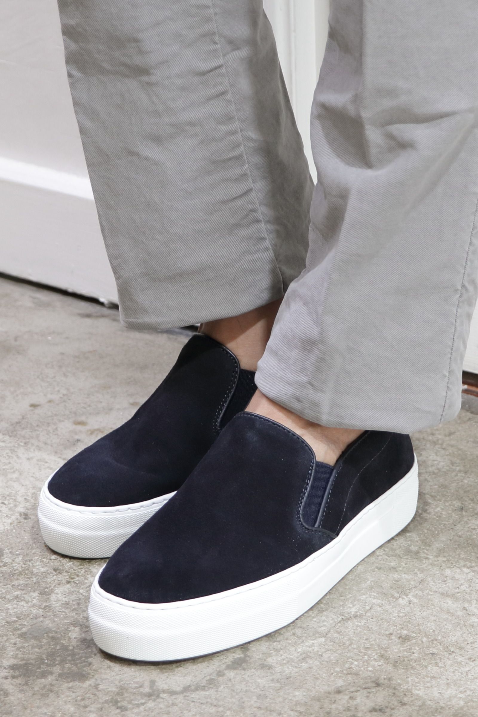 PELLICO SUNNY - GIOIA スウェード スリッポン スニーカー / ネイビー