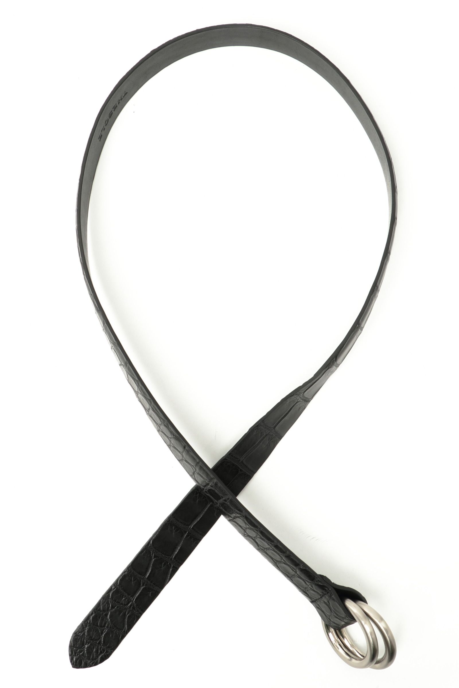 THE SOLE - SUPREME ダブルリングベルト クロコダイル 30mm幅