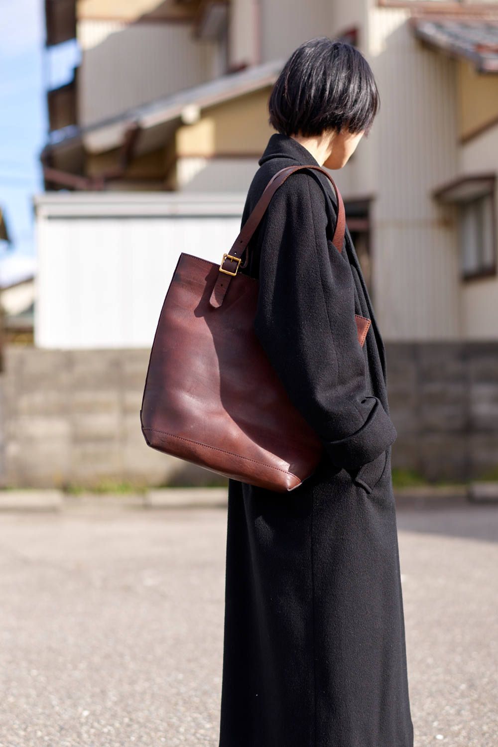vasco - 【26SS / 予約受付中】LEATHER TRAVEL TOTE BAG - HEIGHT