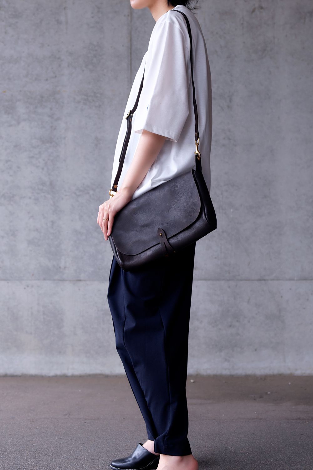 vasco - LEATHER 3WAY CLUTCH BAG [BLACK]｜レザー3WAYクラッチバッグ