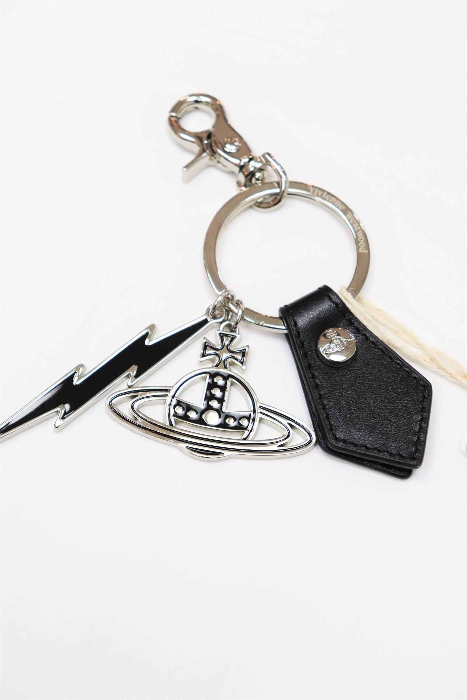 Vivienne Westwood - ライトニング ボルト キーリング/BLUE【Vivienne