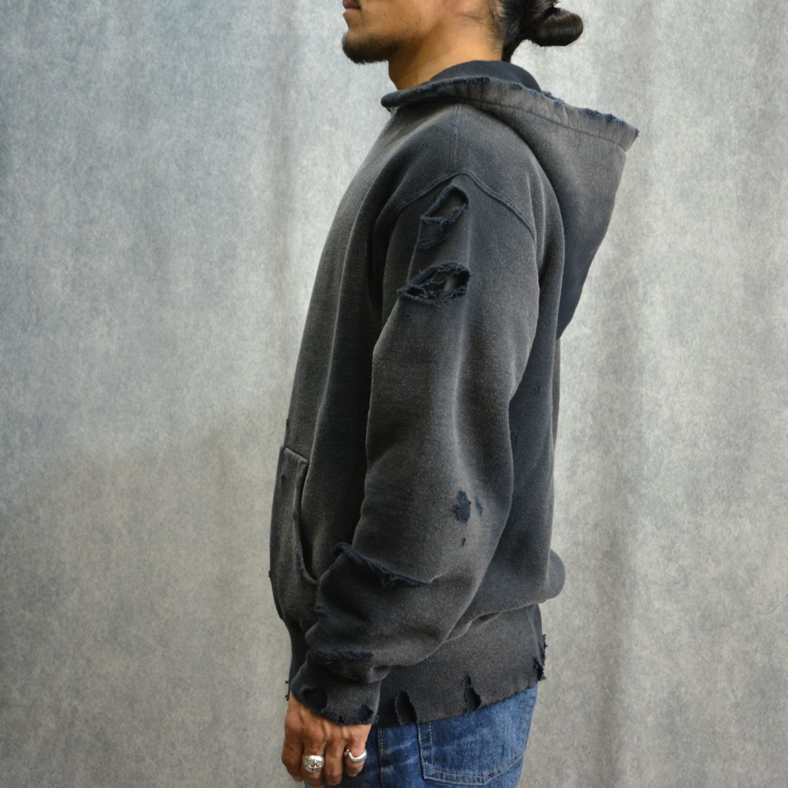 New Manual - #031 CP AFTER HOODIE （BLACK） / 後付けフーディー