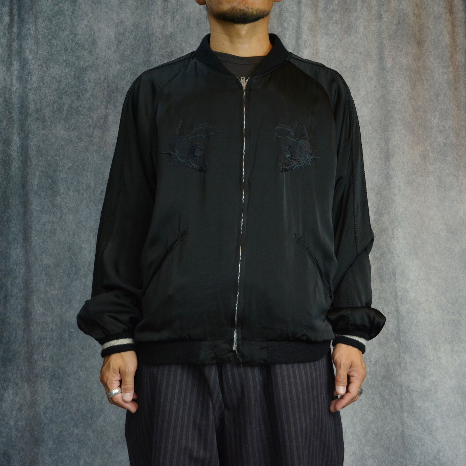 Y's - Y's REVERSIBLE JACKET （BLACK） / リバーシブル スカジャン