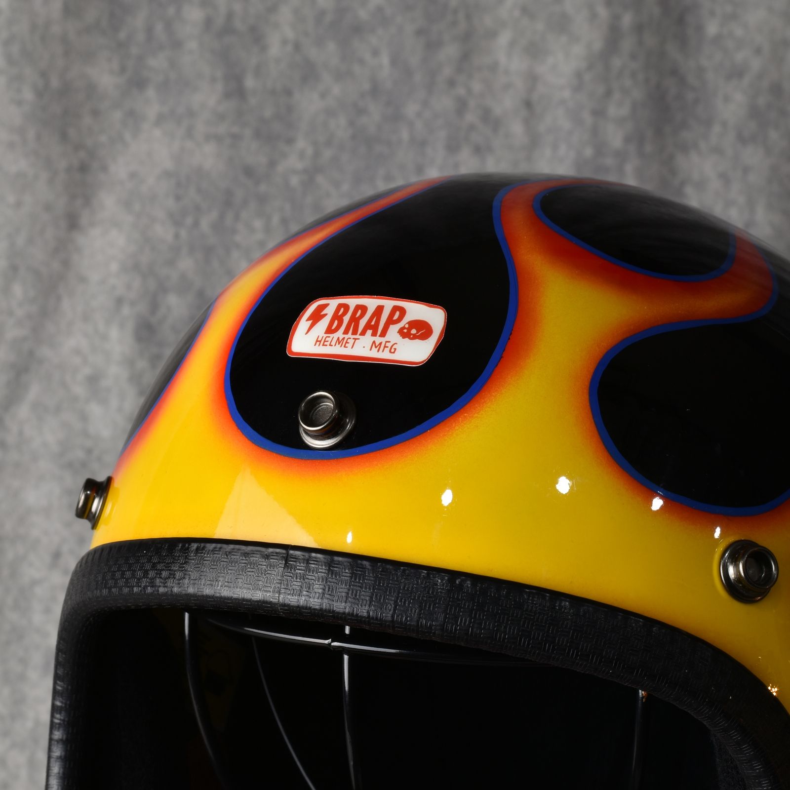 NoBudz - BRAP HELMET CUSTOM 123 | ヴィンテージタイプ フルフェイス