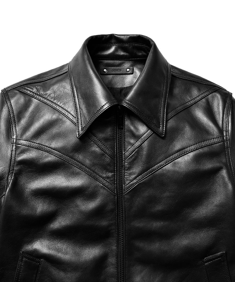 MINEDENIM - Sheep Leather Zipup JKT | chord online store