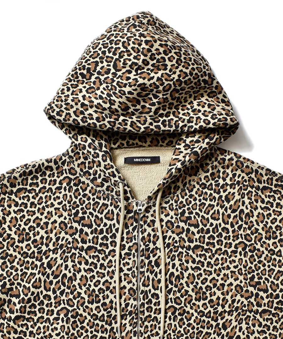 MINEDENIM - Leopard Zip Hoodie | chord online store