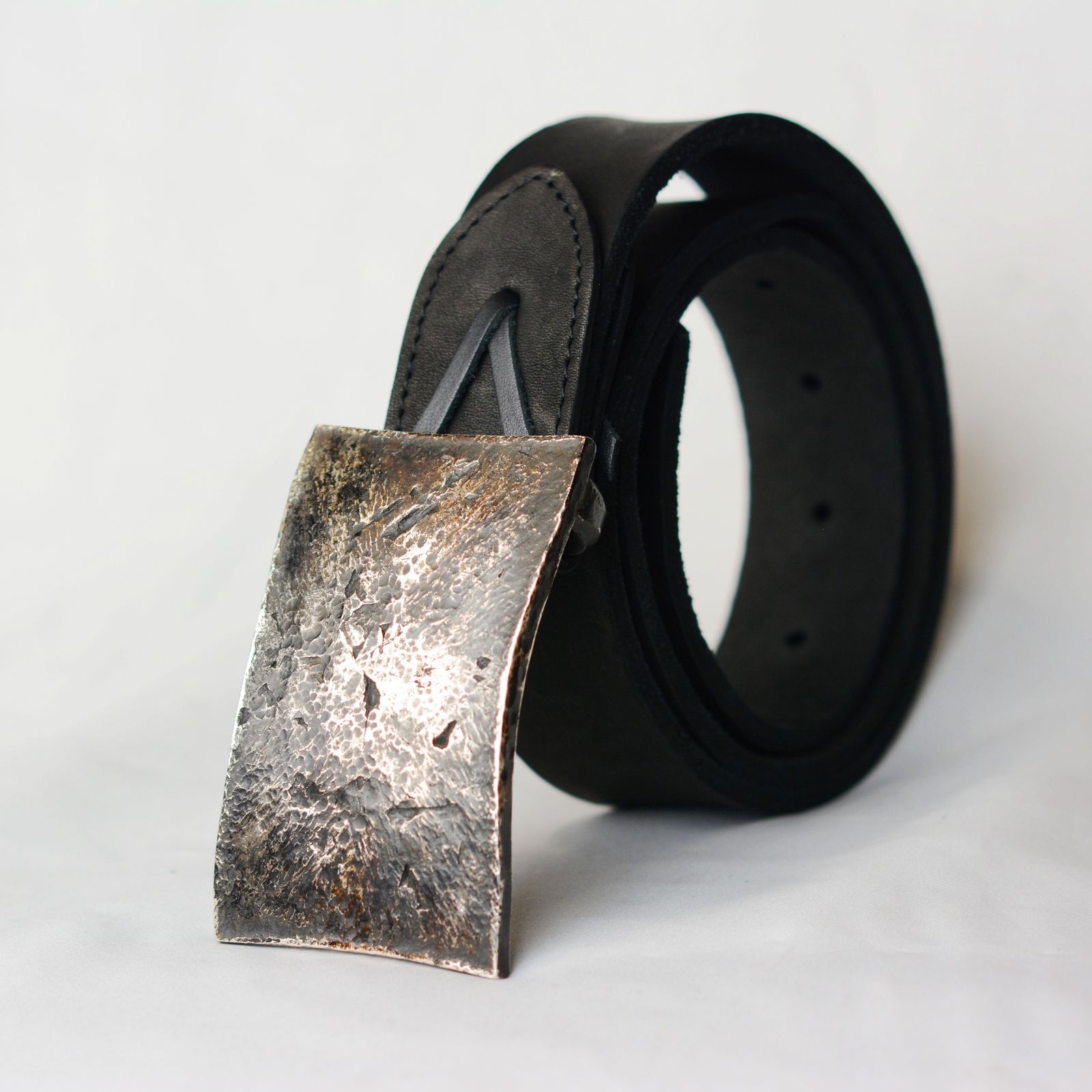 ISAMU KATAYAMA BACKLASH - × JUNUEZONO 40MM BUCKLE BELT （シルバー