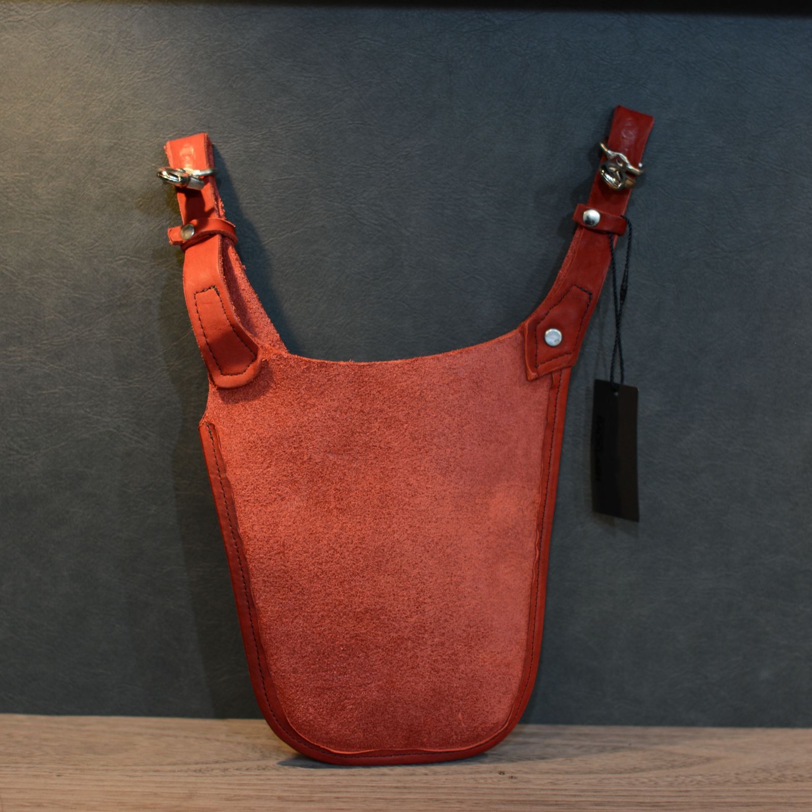 ISAMU KATAYAMA BACKLASH - ダブルショルダーレザー製品染め ウエスト