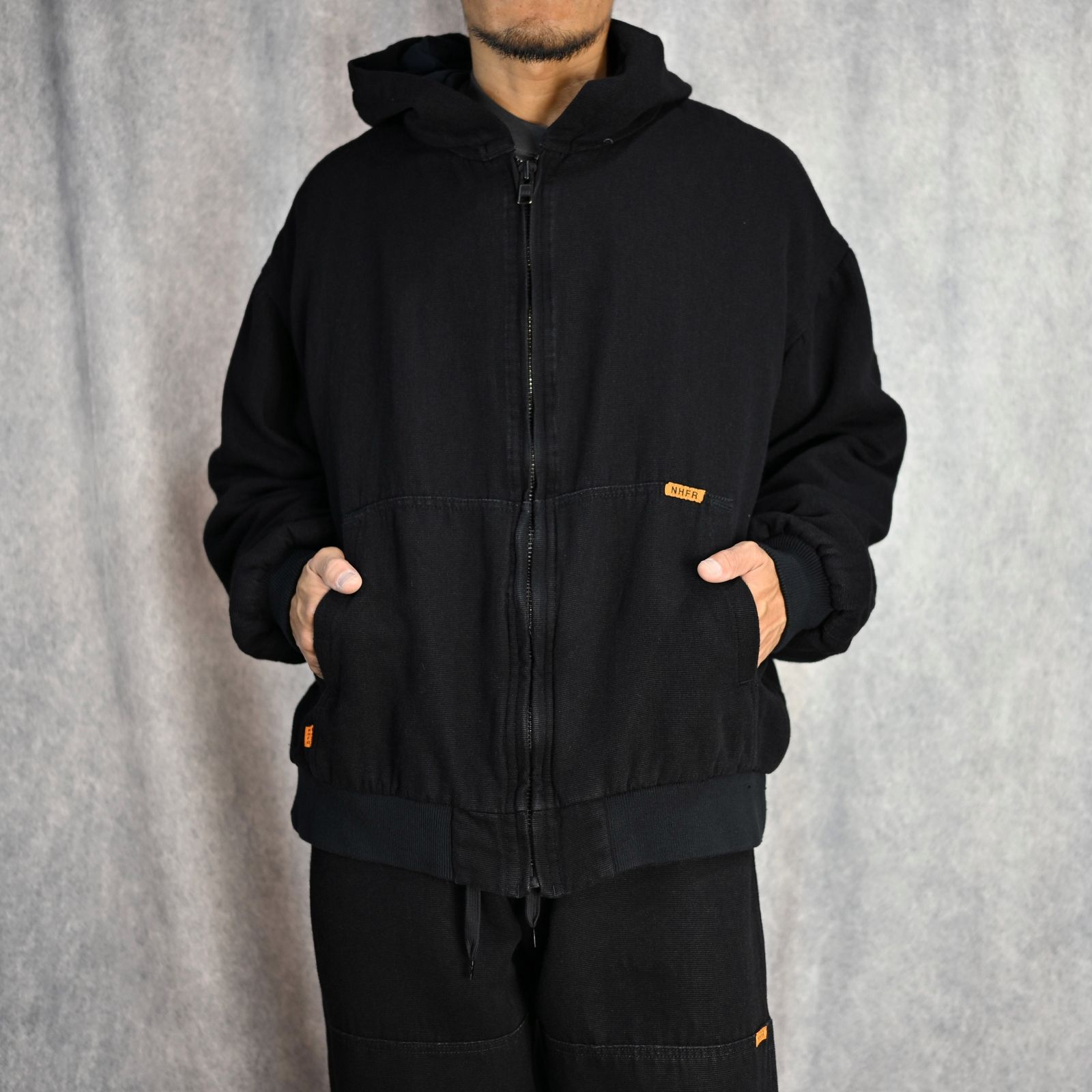 N.HOOLYWOOD - HOODIE BLOUSON (BLACK) - フーディーブルゾン