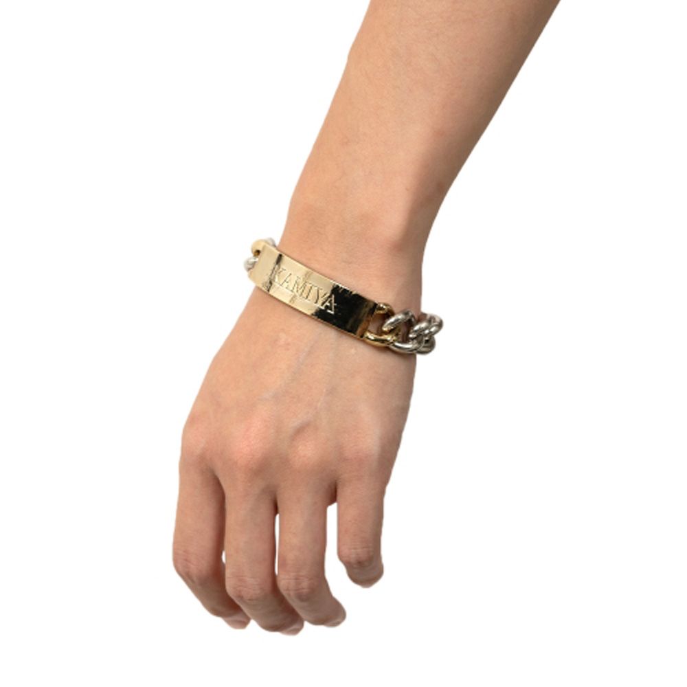 KAMIYA - KAMIYA ID Bracelet - GOLD / ブレスレット / G12AC071