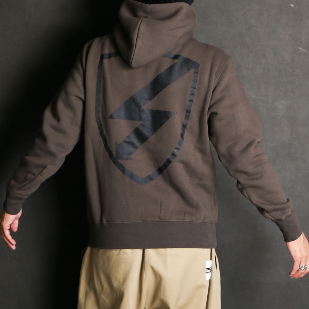 RATS - 【ラスト1点-サイズS】 CROSS NECK HOODIE BOLT / プルオーバー