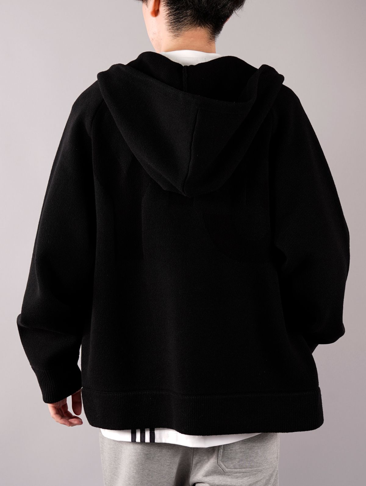 Y-3 - ラスト1点 / M CLASSIC WINTER KNIT HOODED FULL-ZIP HOODIE