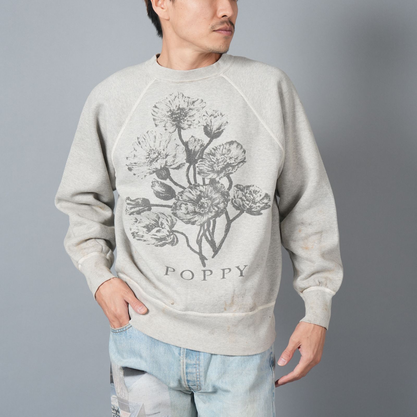 SAINT M×××××× - 【ラスト1点】SM-YS1-0000-032 / CREW SWT / FLOWER